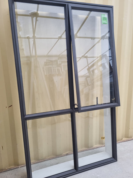 Aluminium Window Ironsand with awning openening sash - Joinery Recycle