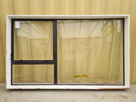 Aluminium Window Ironsand 2040 W  x 1220 H [#4947 SF] Interior View - Joinery Recycle
