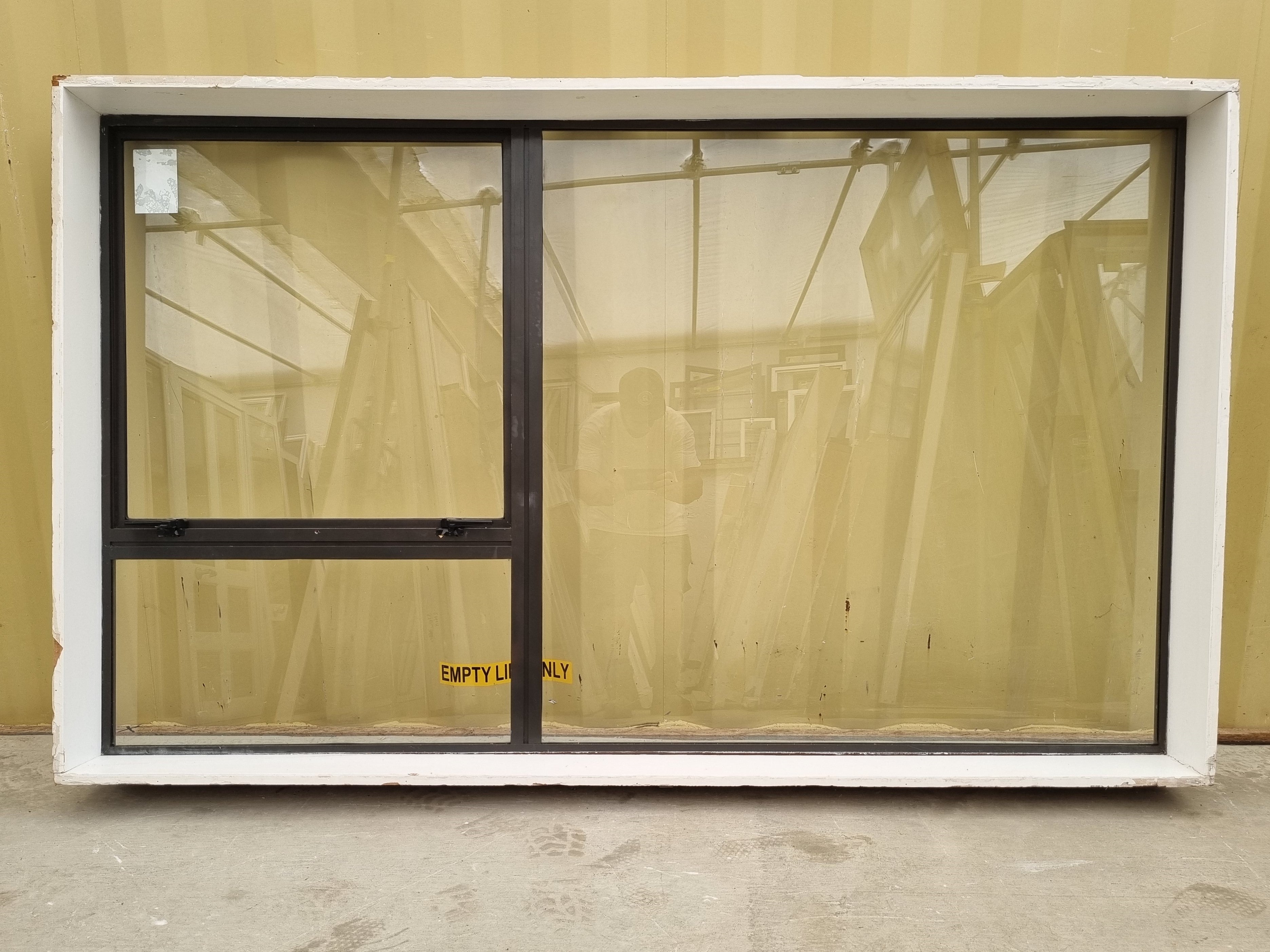 Aluminium Window Ironsand 2040 W  x  1220 H [#4948 SF] Interior View - Joinery Recycle