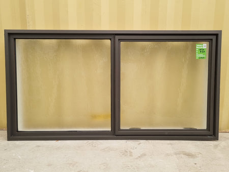 Bathroom Aluminium Window Ironsand 1630 W  x 820 H [#4949 SF] - Joinery Recycle