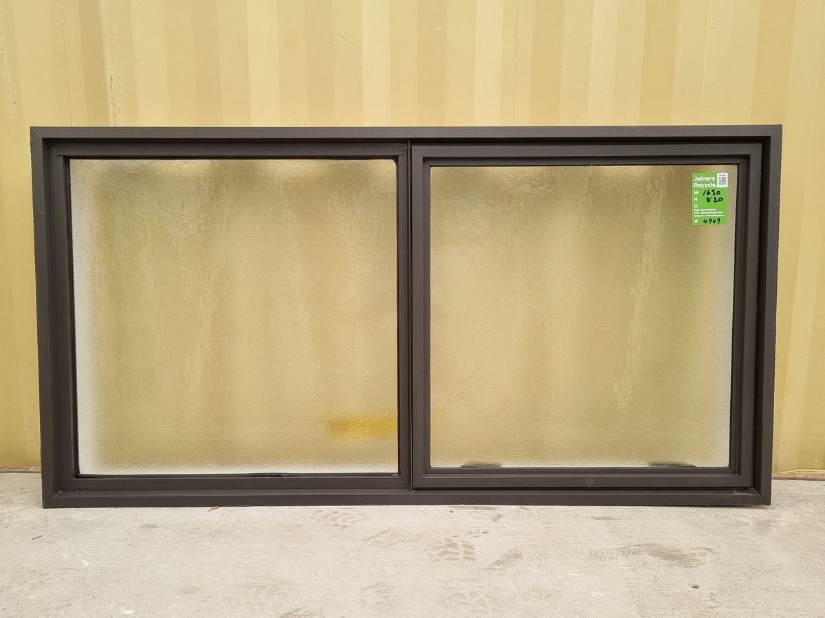 Aluminium Window Ironsand 1630 W  x 820 H [#4949 SF]  Exterior View - Joinery Recycle