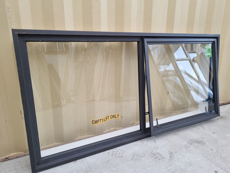 Aluminium Window Ironsand clear glass
