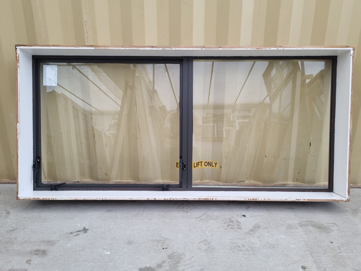 Aluminium Window Ironsand 1770 W  x 820 H [#4950 SF] Interior View - Joinery Recycle