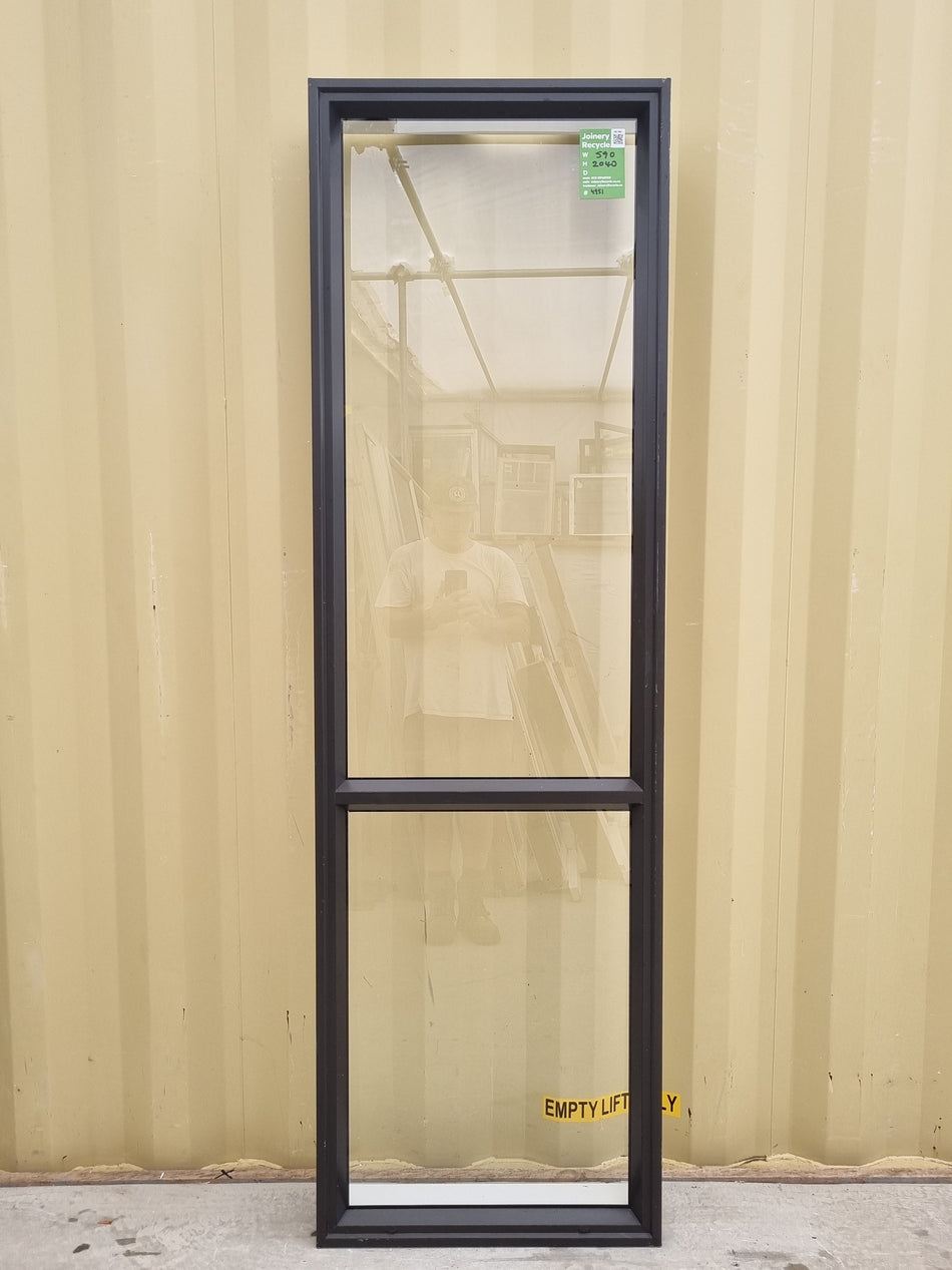 Aluminium Window Ironsand 590 W  x  2040 H [#4951 SF] Joinery Recycle