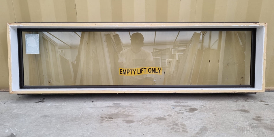 Aluminium Window Ironsand 1440 W  x  400 H [#4952 SF] Joinery Recycle