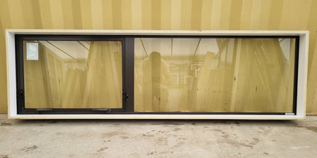 Aluminium Window Ironsand 2000 W  x 600 H [#4955 SF] INTERIOR VIEW Joinery Recycle