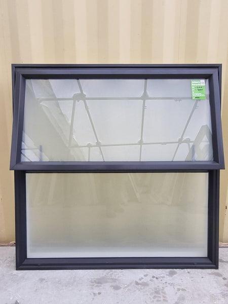 BATHROOM Aluminium Window Ironsand 1200 W x 1200 H [#4956 SF] Opening Sash Joinery Recycle