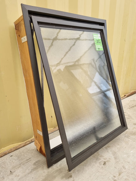 BATHROOM Aluminium Window Ironsand 610 W  x 820 H Side view [#4958 SF] Joinery Recycle