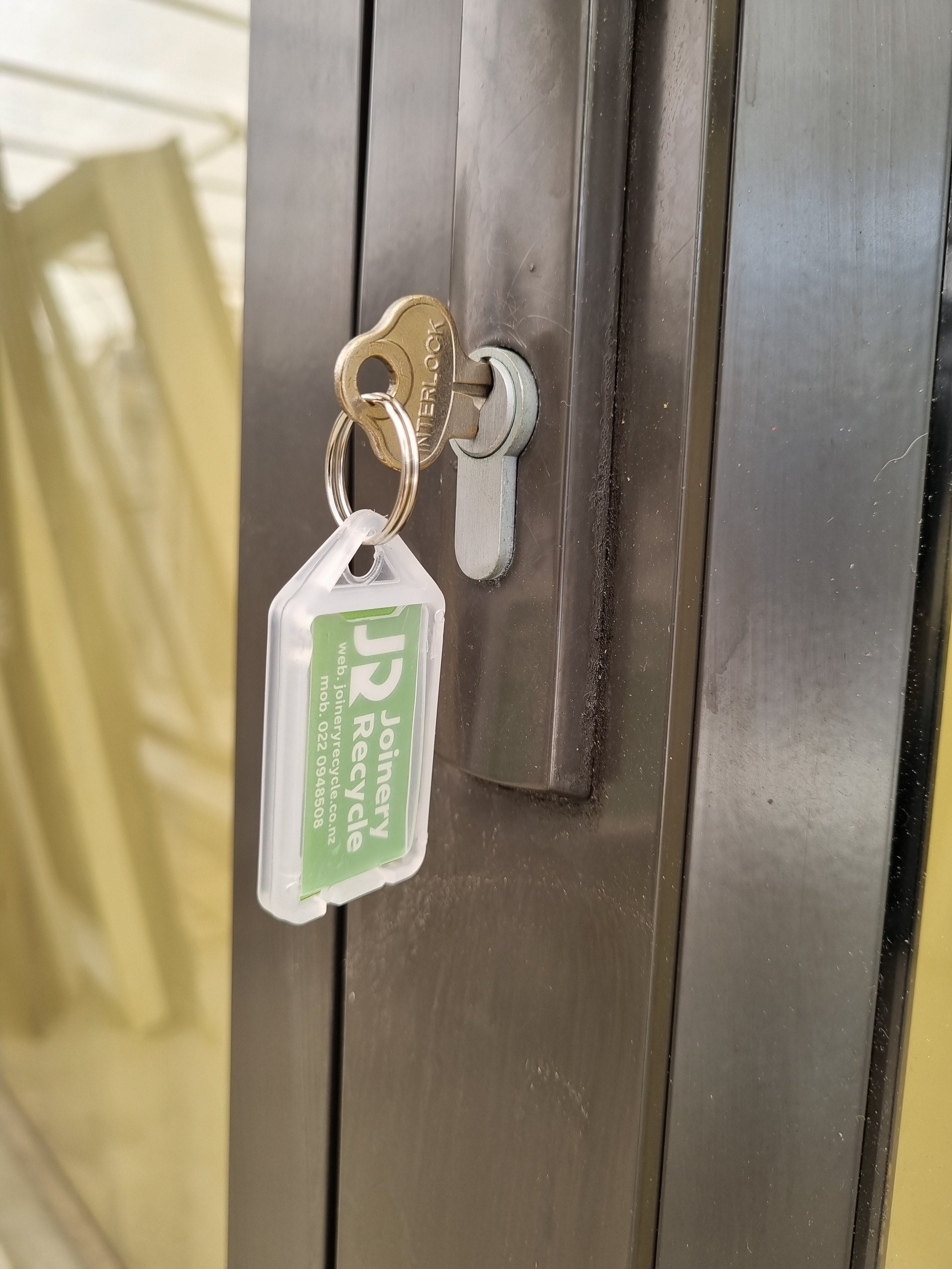 Aluminium French Door with Side Light  2040 W x 2040 H [#4963 SF] Lock & Key |  Joinery Recycle