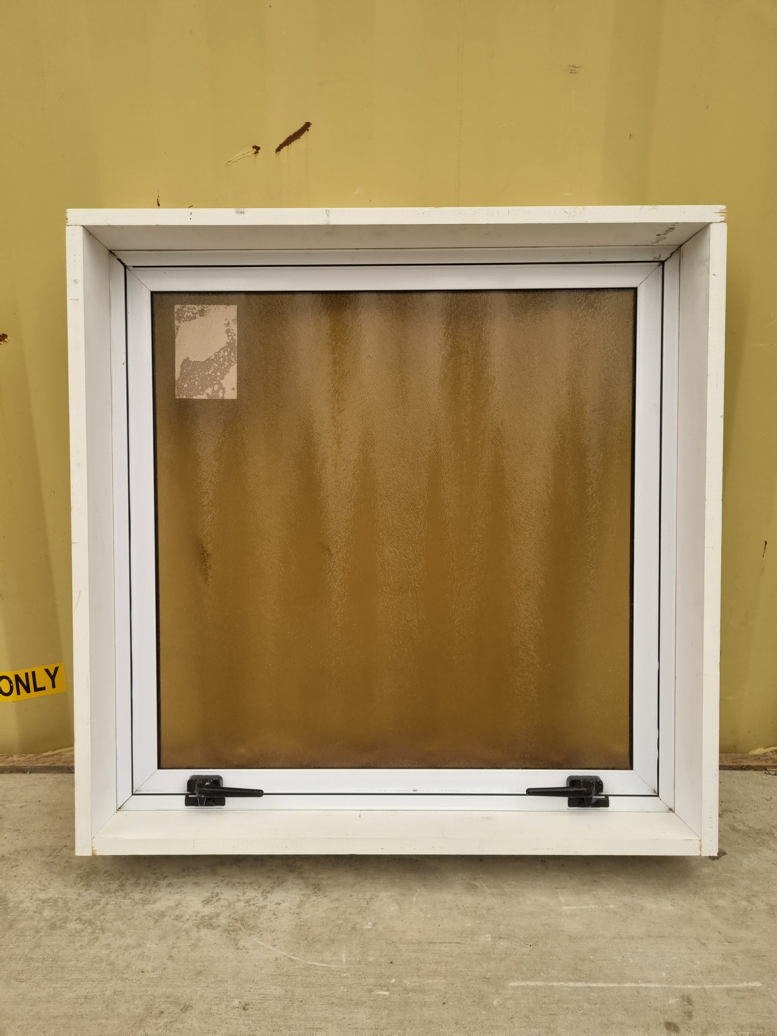 Aluminium TOILET Window White  740 W  x  740 H  [#4964 SF] Interior View | Joinery Recycle