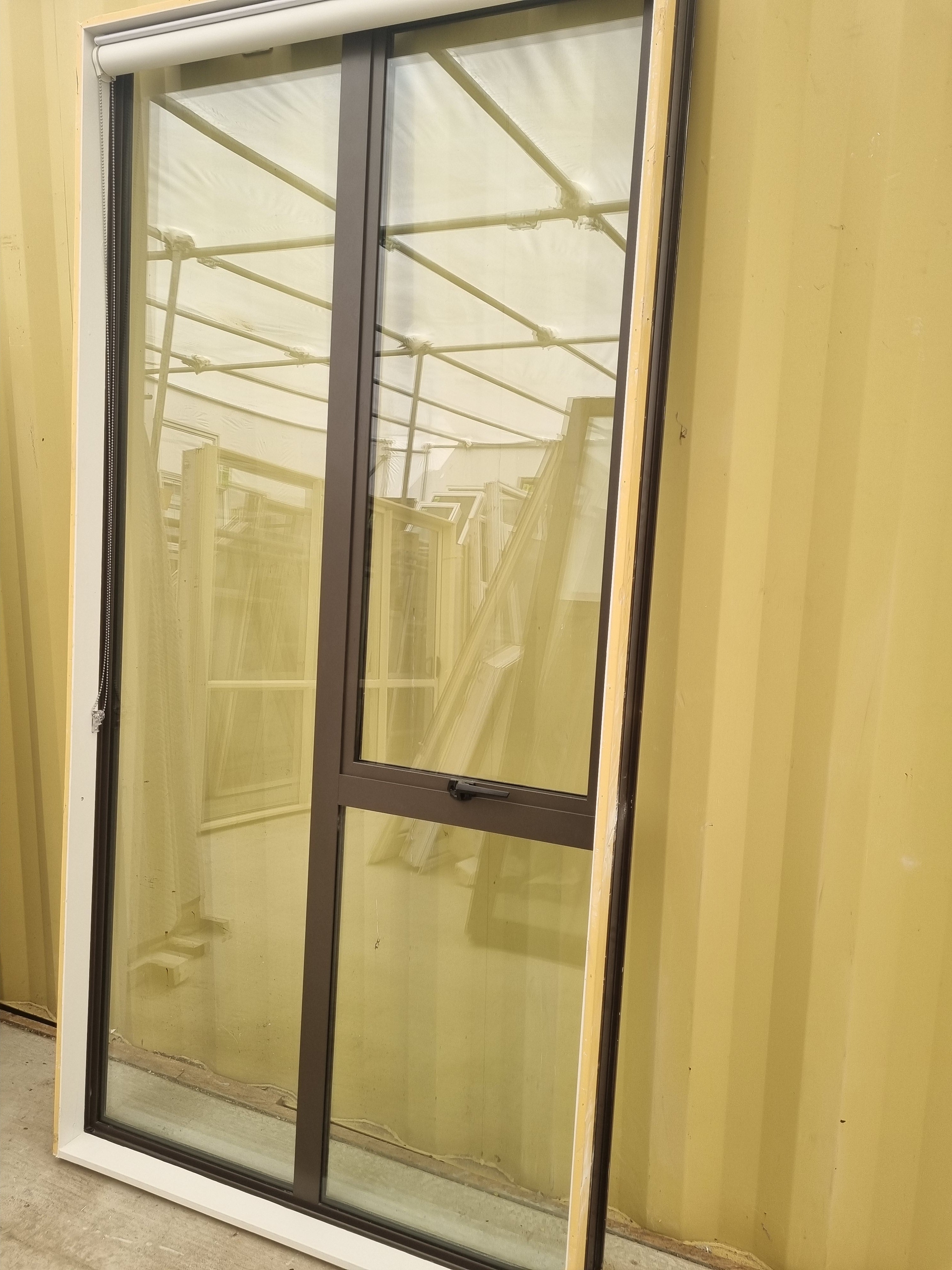 DOUBLE GLAZED Aluminium Window Ironsand 1200 W  x  2400 H [#4965  SF] Joinery Recycle