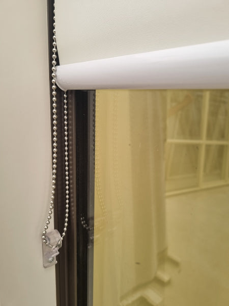 DOUBLE GLAZED Aluminium Window Ironsand 1200 W  x  2400 H [#4965  SF] plus Rolller Blind | Joinery Recycle