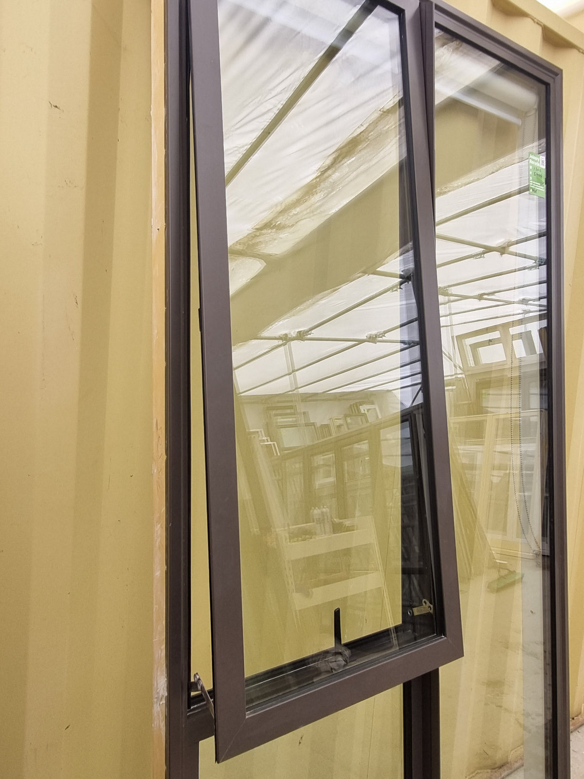 DOUBLE GLAZED Aluminium Window Ironsand with opening sash 1200 W  x  2400 H [#4965  SF] EXTERIOR VIEW | Joinery Recycle