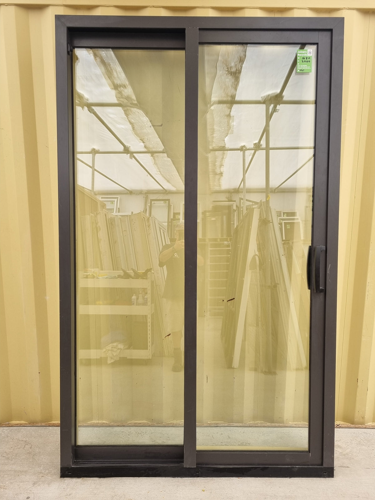 DOUBLE GLAZED RANCH SLIDER Ironsand 1480 W x 2460 H [#4967 SF]  exterior view