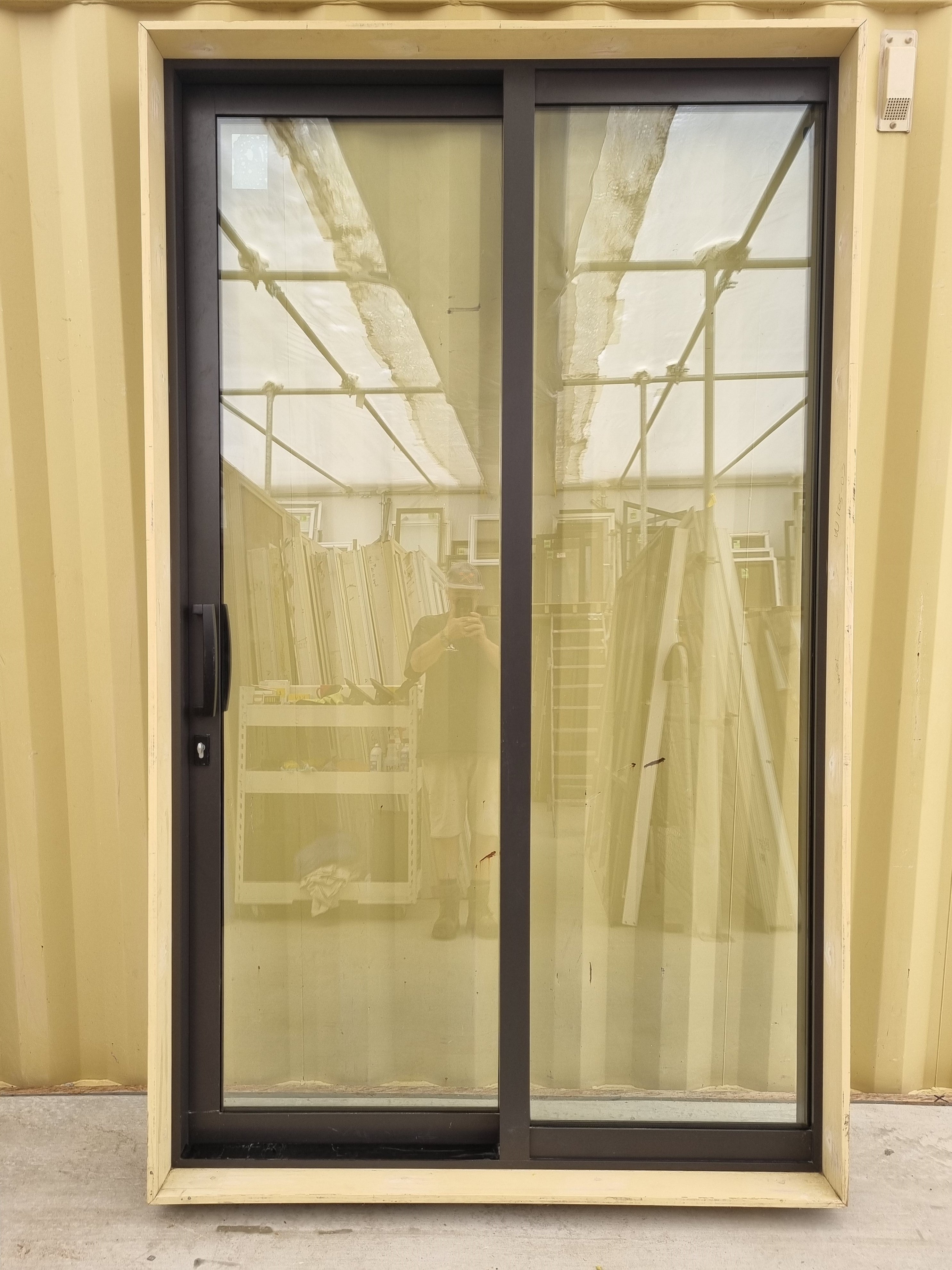 DOUBLE GLAZED RANCH SLIDER Ironsand 1480 W x 2460 H [#4967 SF] interior view