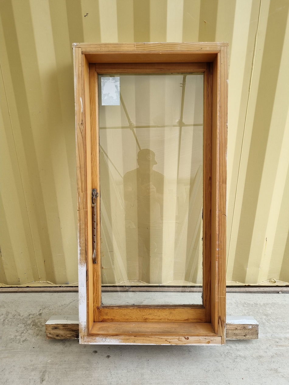 Cedar Wooden Window 600 W x 1250 H [#4975] Joinery Recycle
