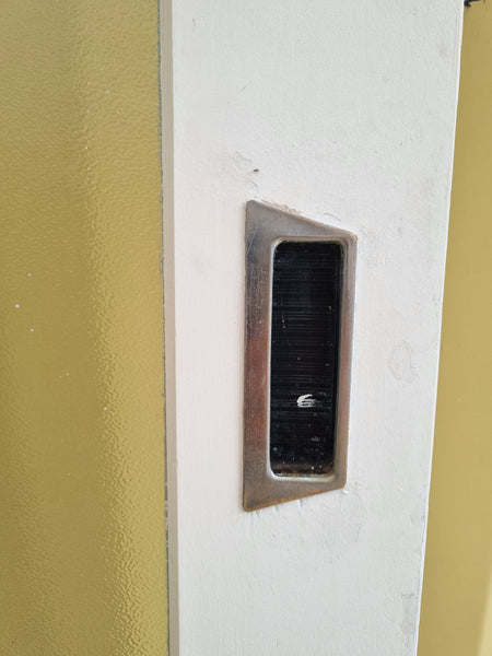 Wood and Glass Single Door Leaf 760 W x 1980 H [#4976] Joinery Recycle