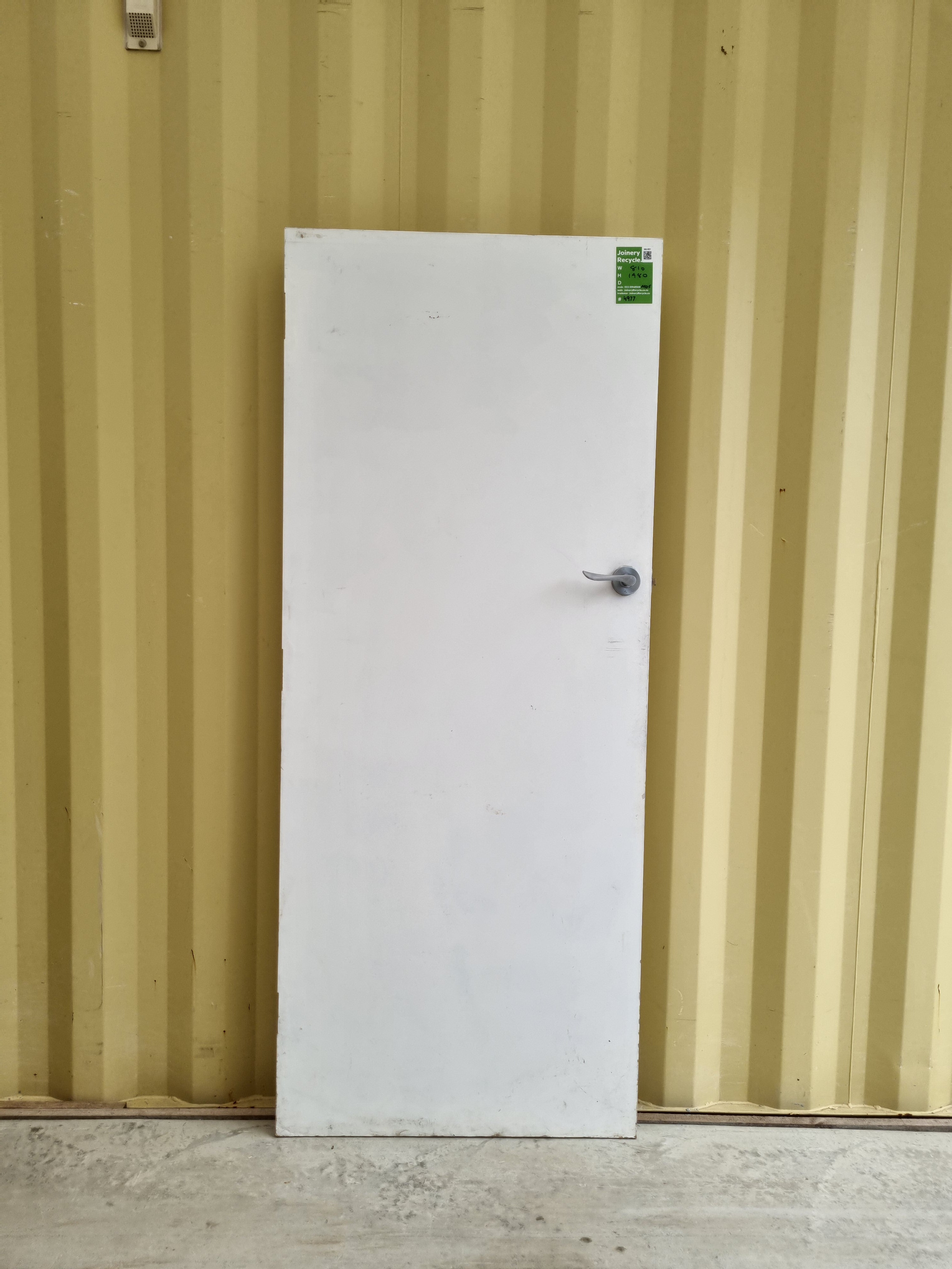 Internal Hollow Core Door   810 W  x  1980 H  [#4977] Joinery Recycle