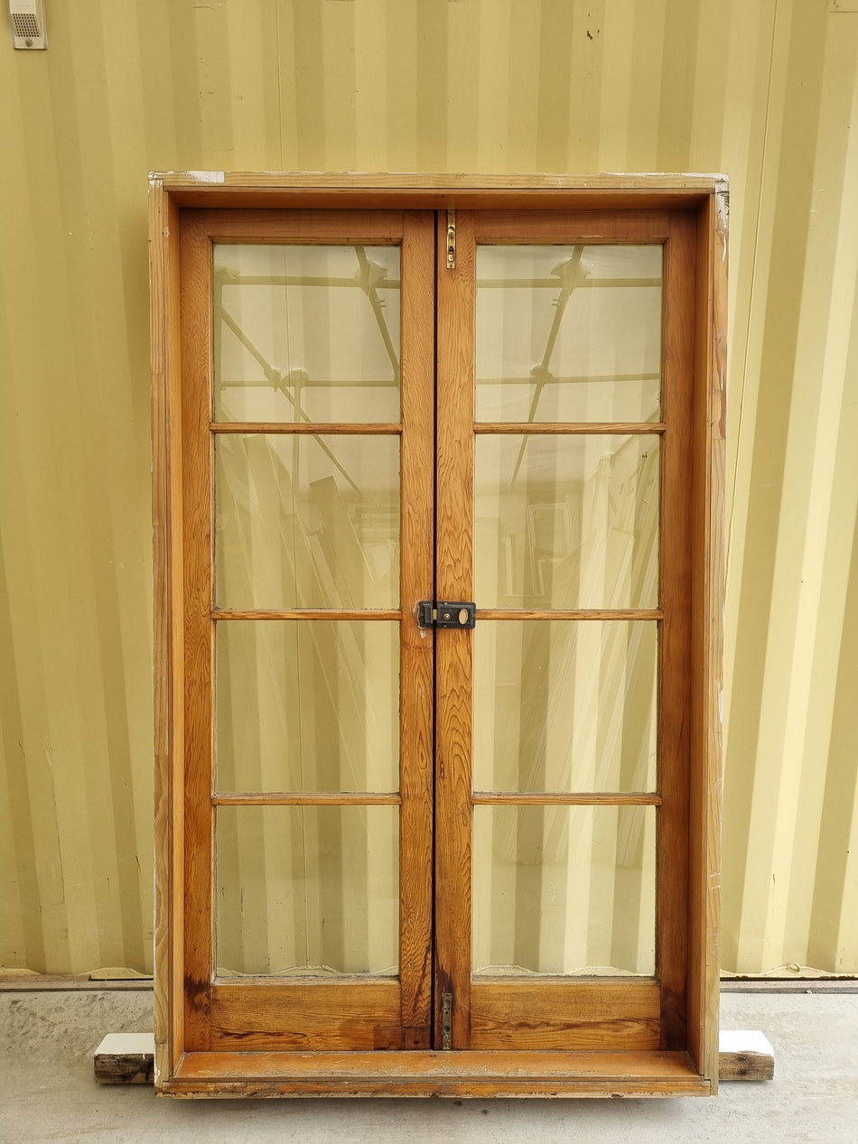 Wooden French Doors 1260 W  x 2030 H [#4984] Joinery Recycle