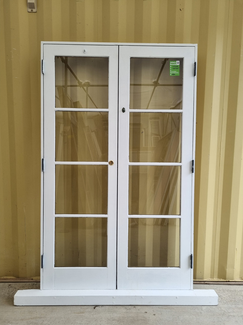 Wooden French Doors 1260 W  x 2030 H [#4984] Joinery Recycle
