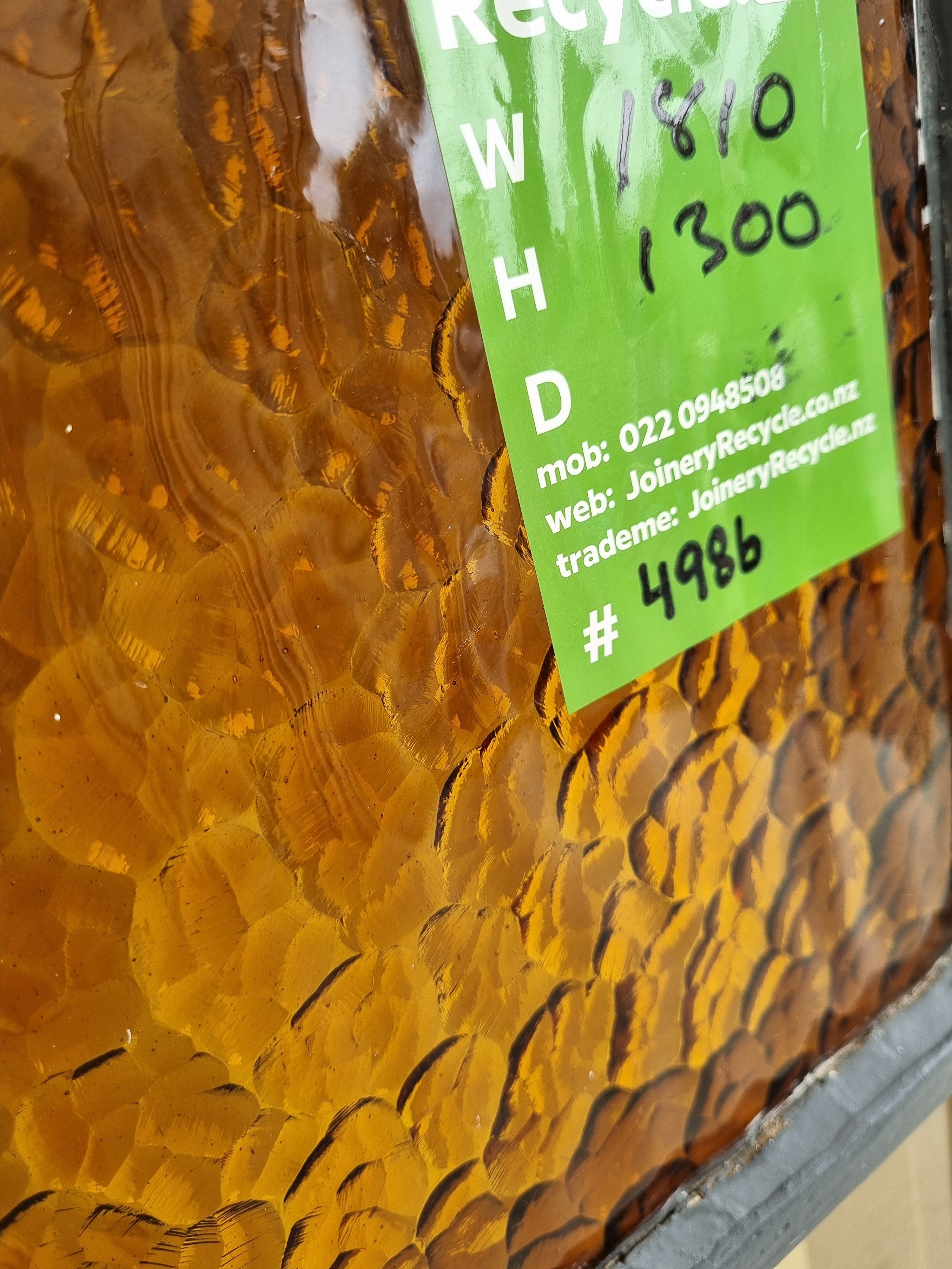 Coloured Glass Wooden Bungalow Window 1810 W x 1300 H [#4986] Joinery Recycle