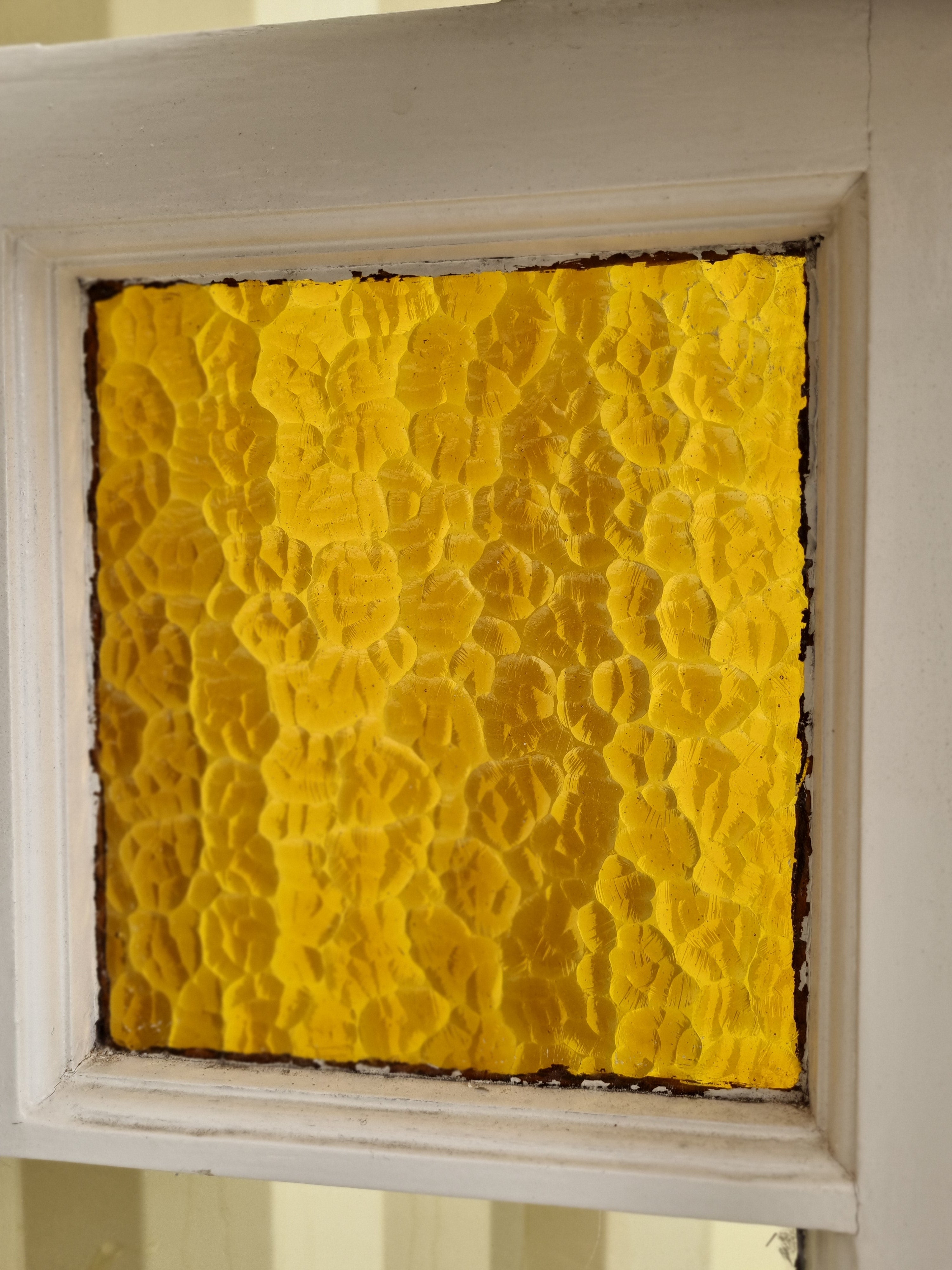 Coloured Glass Wooden Bungalow Window 1810 W x 1300 H [#4986] Joinery Recycle