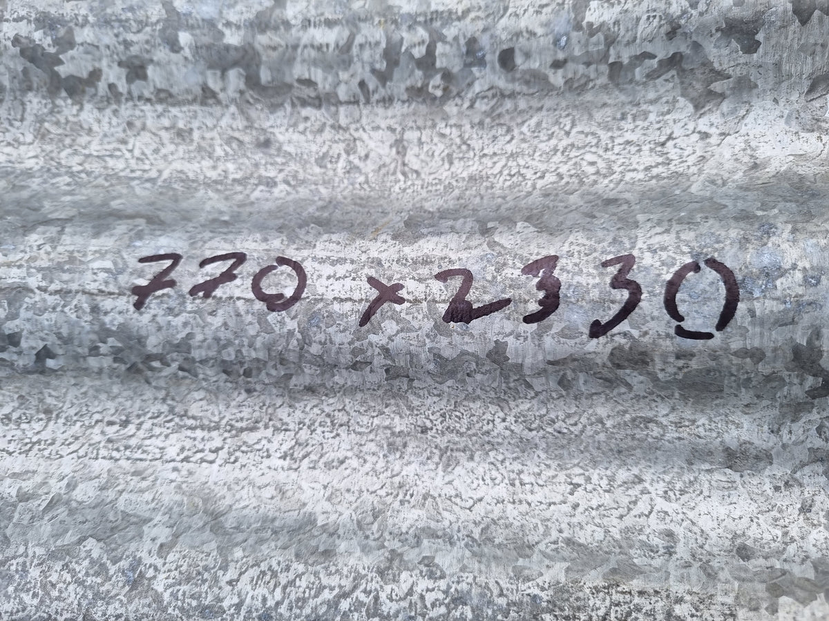 Bull Nose Corrugated Roofing Iron Villa Style 770 W x 2330 H