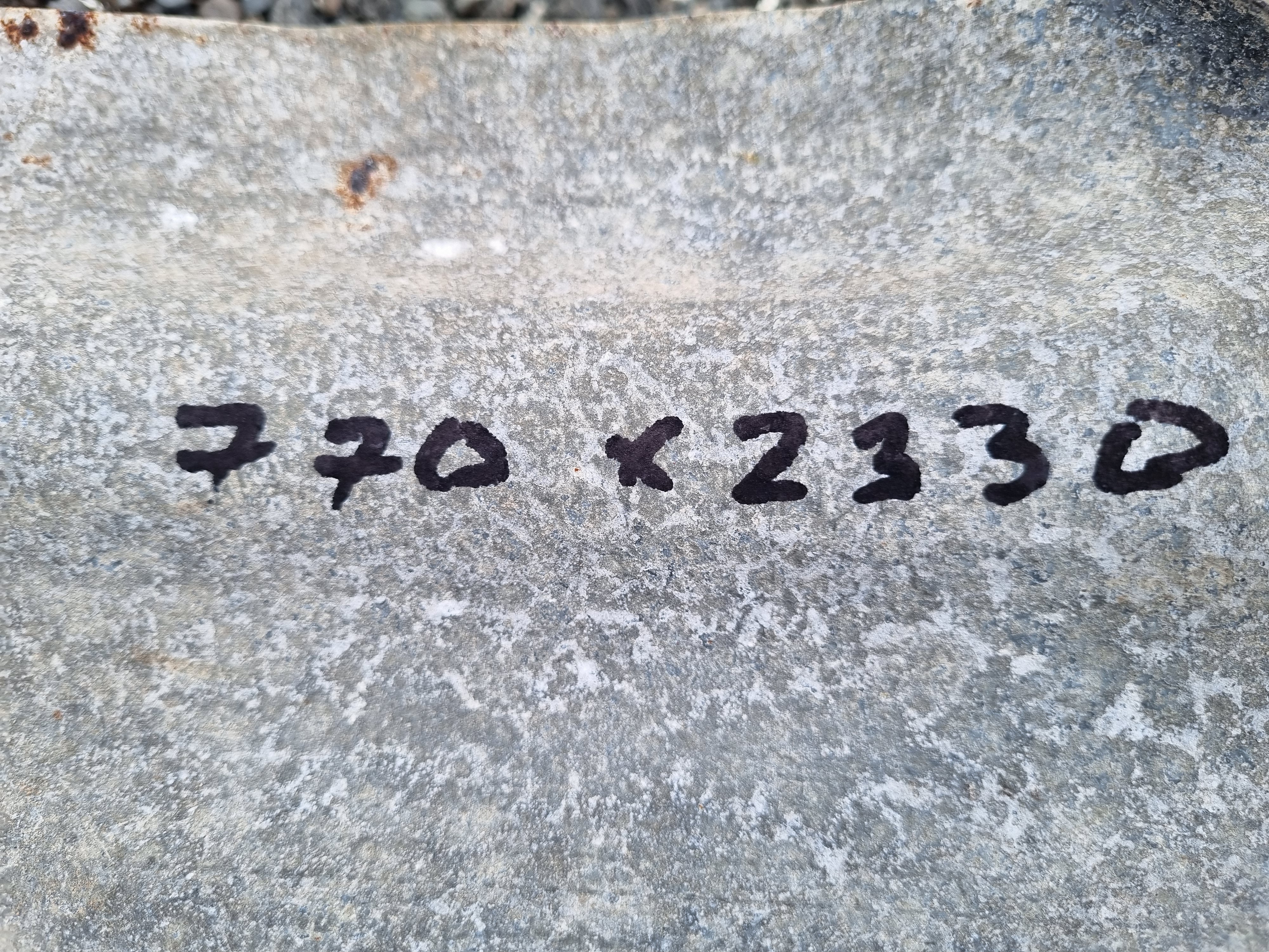 Bull Nose Corrugated Roofing Iron Villa Style 770 W 2330 H