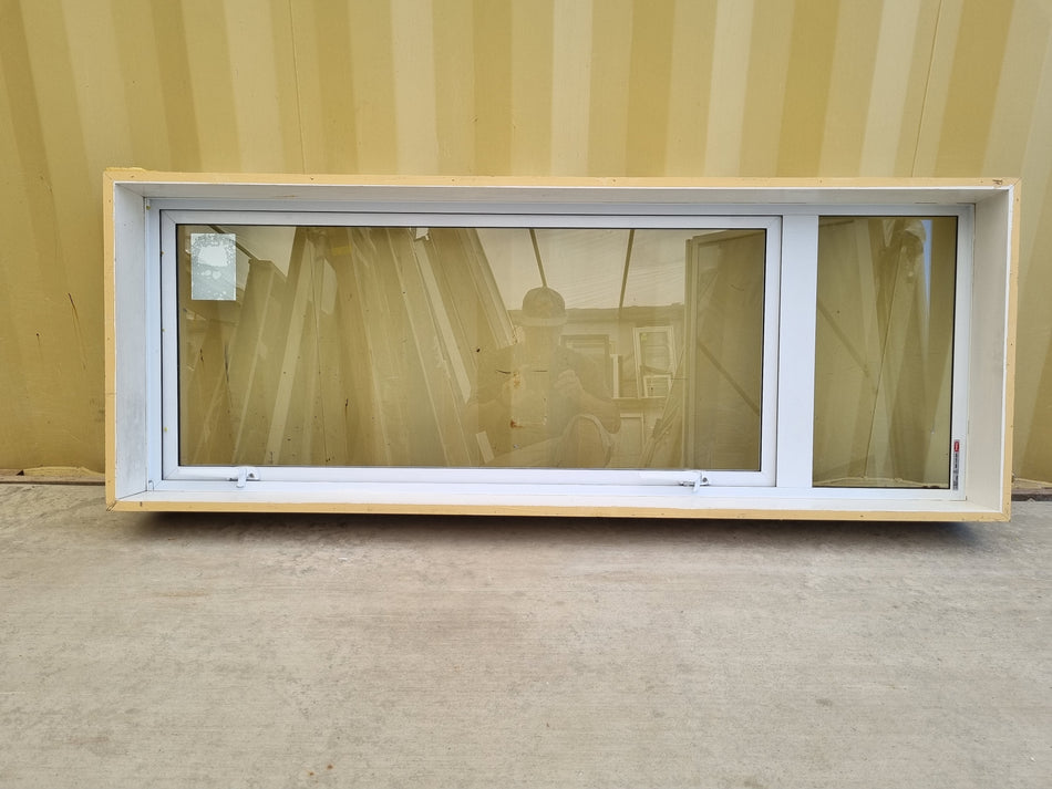 Aluminium Window White  1480 W  x 560 H [#5010] Joinery Recycle