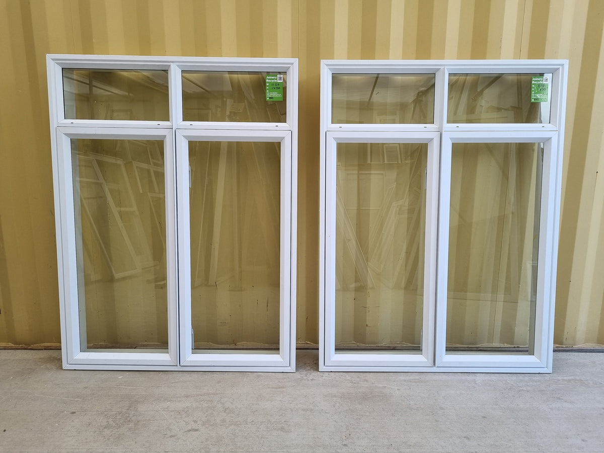 Aluminium Window White 1120 W  x 1470 H [#5013] Joinery Recycle