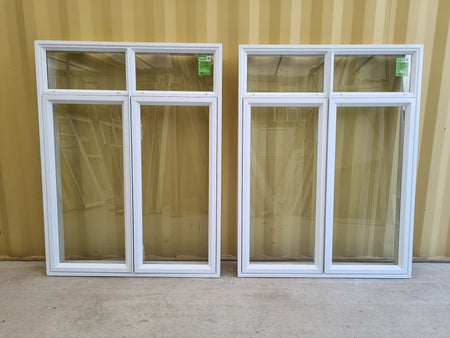 Aluminium Window White 1120 W  x 1470 H [#5013] Joinery Recycle