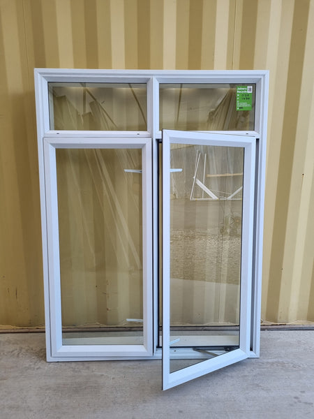 Aluminium Window White 1120 W  x 1470 H [#5014] Joinery Recycle