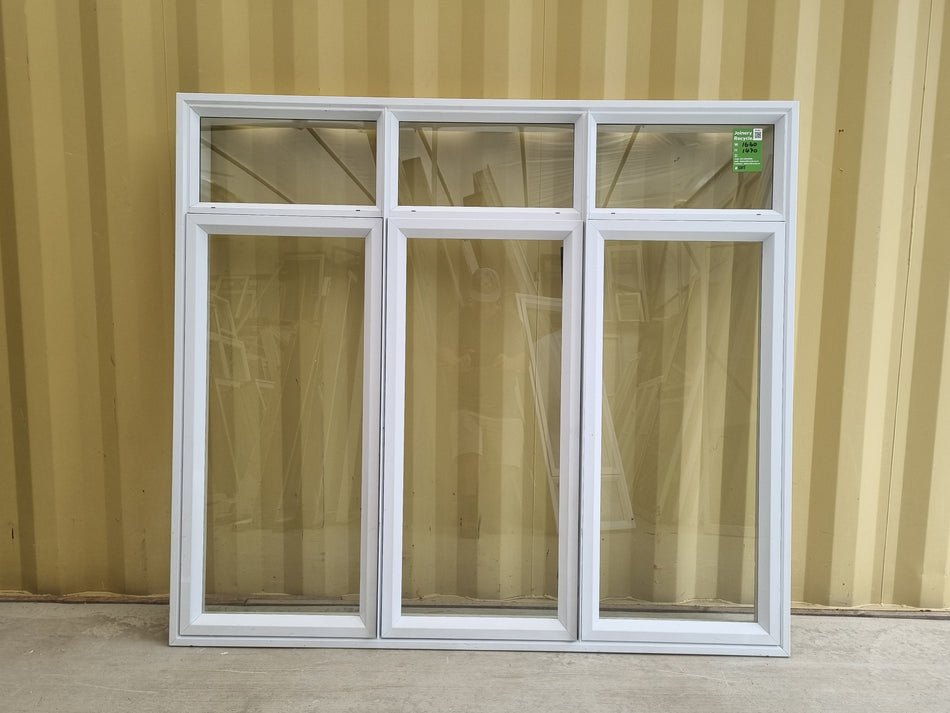Aluminium Window White  1660 W  x 1470 H [#5015] Joinery Recycle