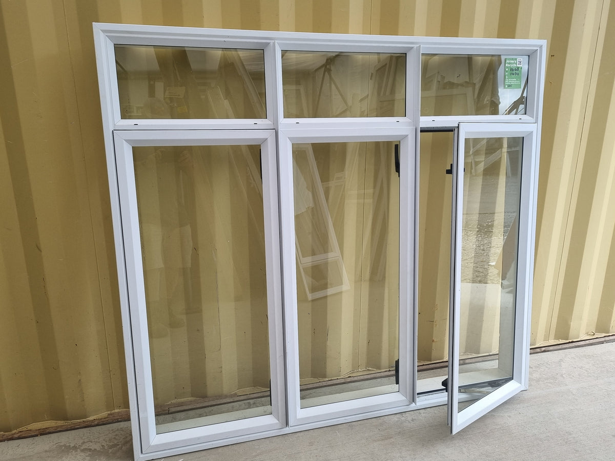 Aluminium Window White  1660 W  x 1470 H [#5015] Joinery Recycle