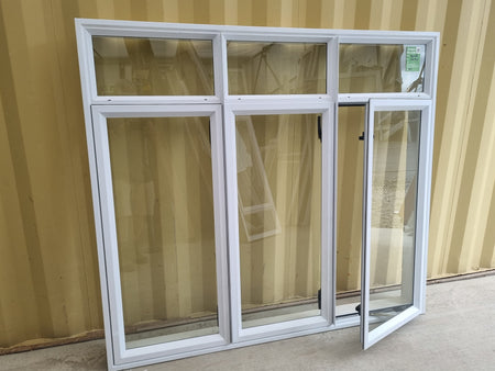 Aluminium Window White  1660 W  x 1470 H [#5015] Joinery Recycle