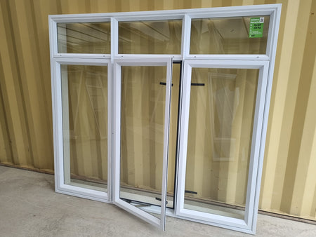 Aluminium Window White  1660 W  x 1470 H [#5015] Joinery Recycle