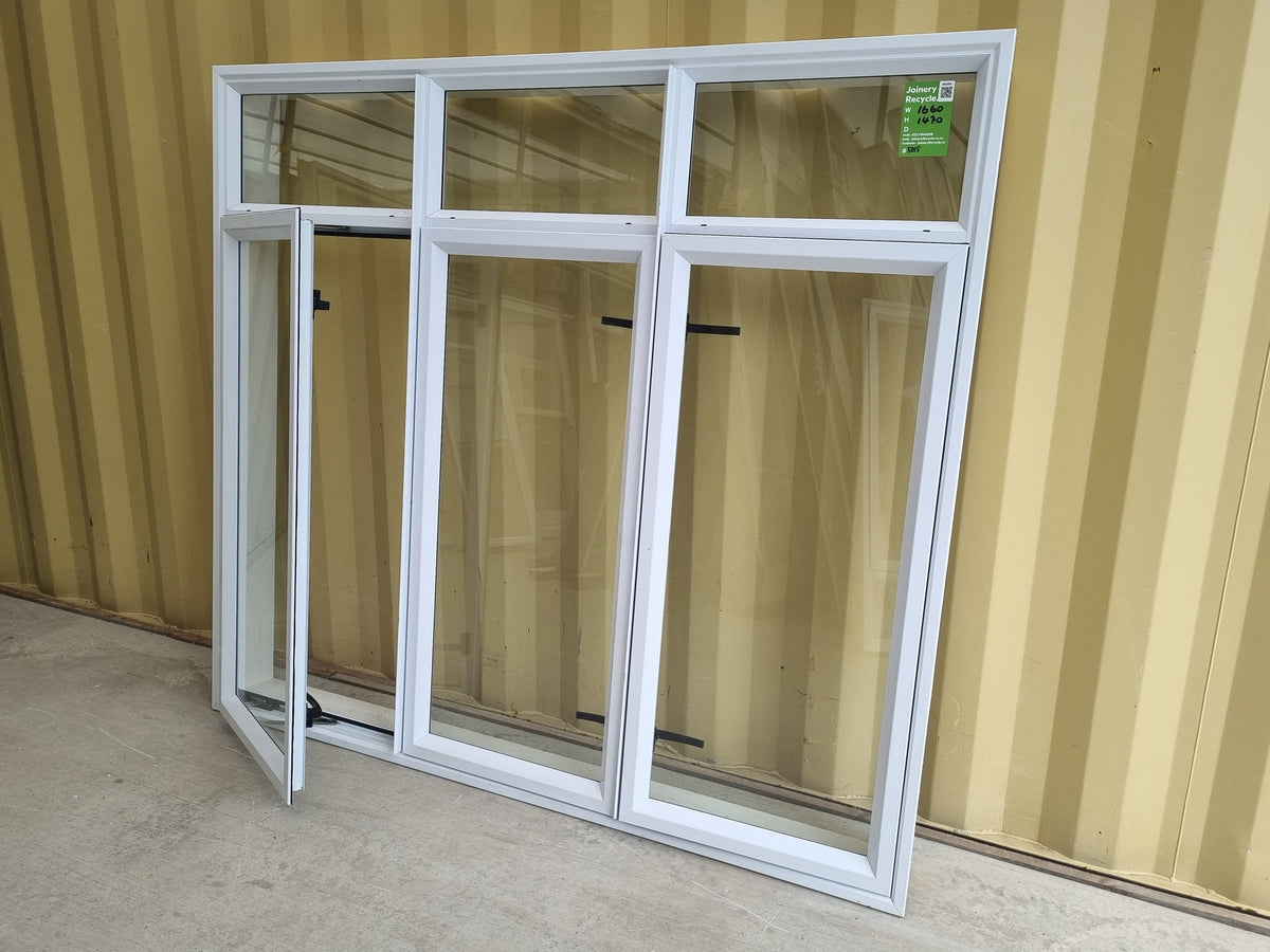 Aluminium Window White 1660 W x 1470 H [#5015] – Joinery Recycle