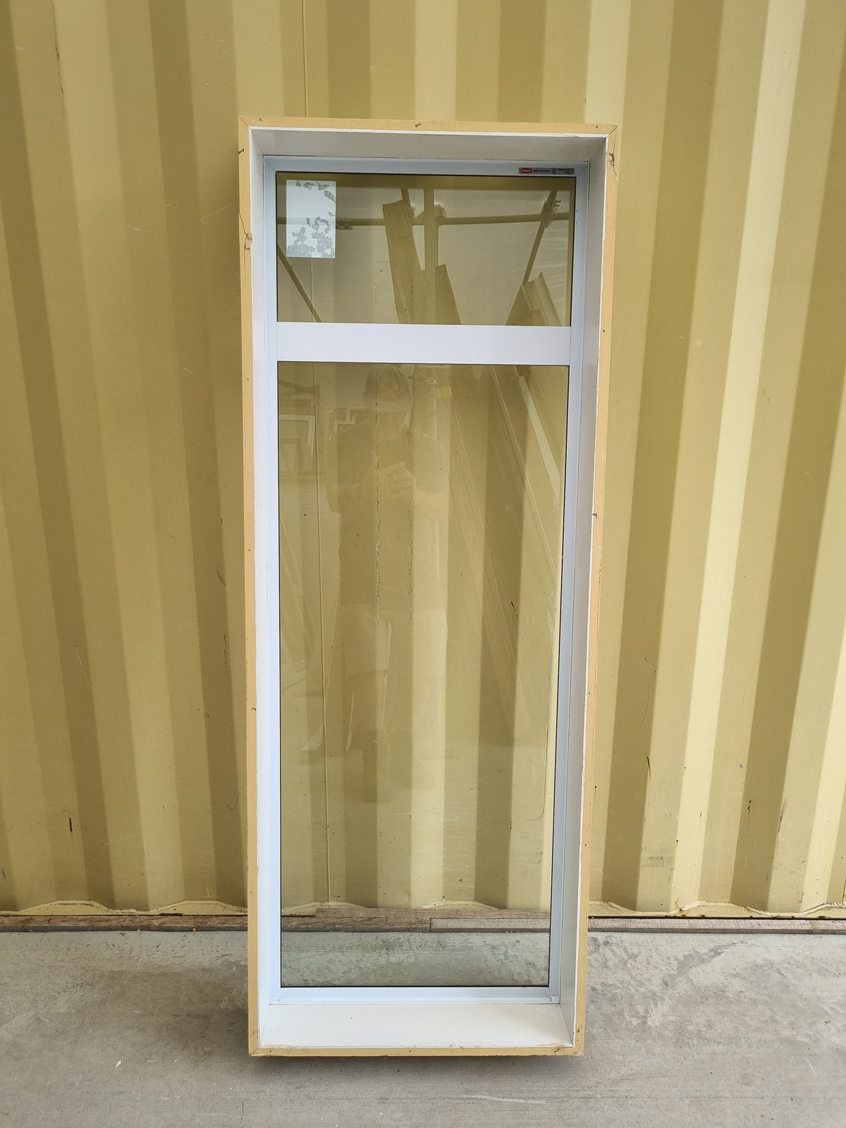 Aluminium Window White  560 W  x 1480 H [#5017] Joinery Recycle