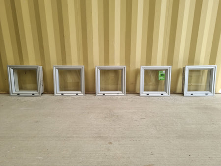 Aluminium Window Silver  350 W  x 350 H [#5019] Joinery Recycle