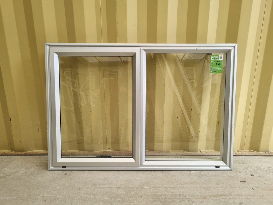Aluminium Window Silver 1200 W  x 800 H [#5022] Joinery Recycle