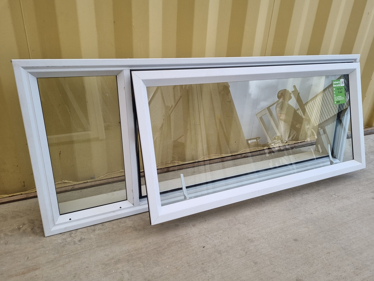Aluminium Window White  1480 W  x  560 H [#5025] Joinery Recycle