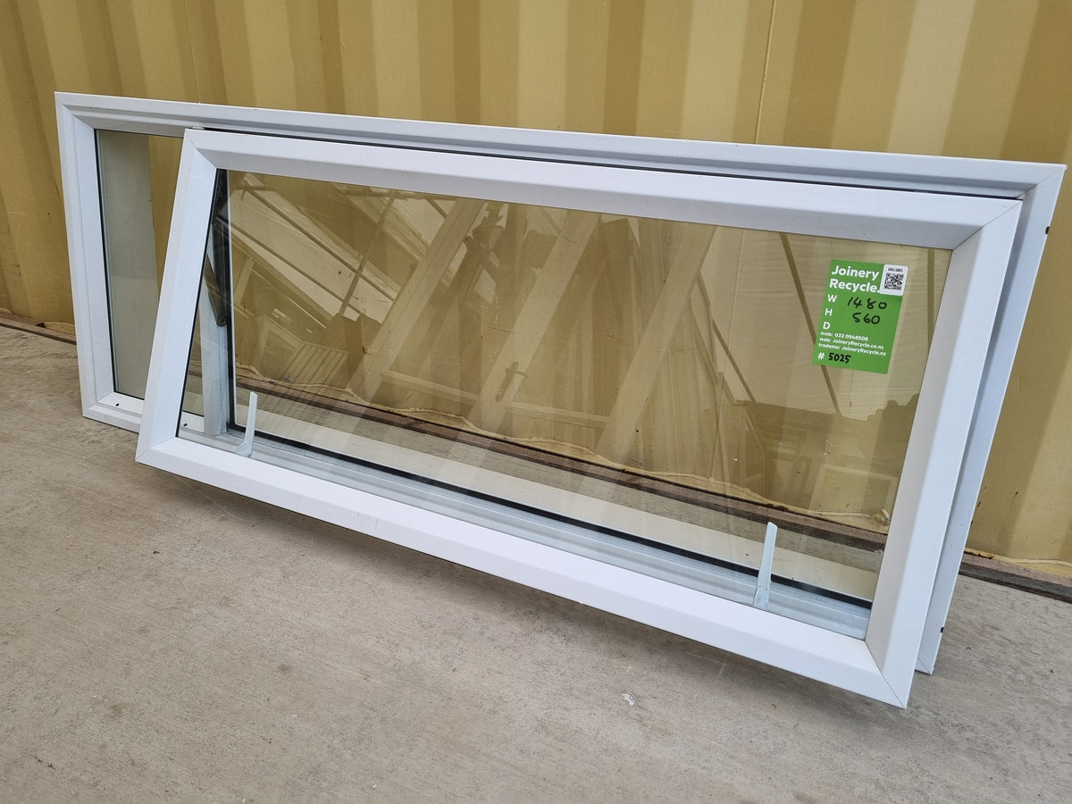 Aluminium Window White  1480 W  x  560 H [#5025] Joinery Recycle