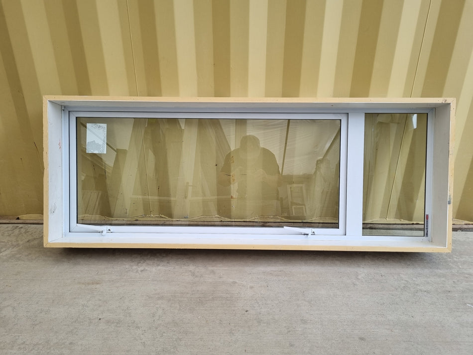 Aluminium Window White  1480 W  x  560 H [#5025] Joinery Recycle