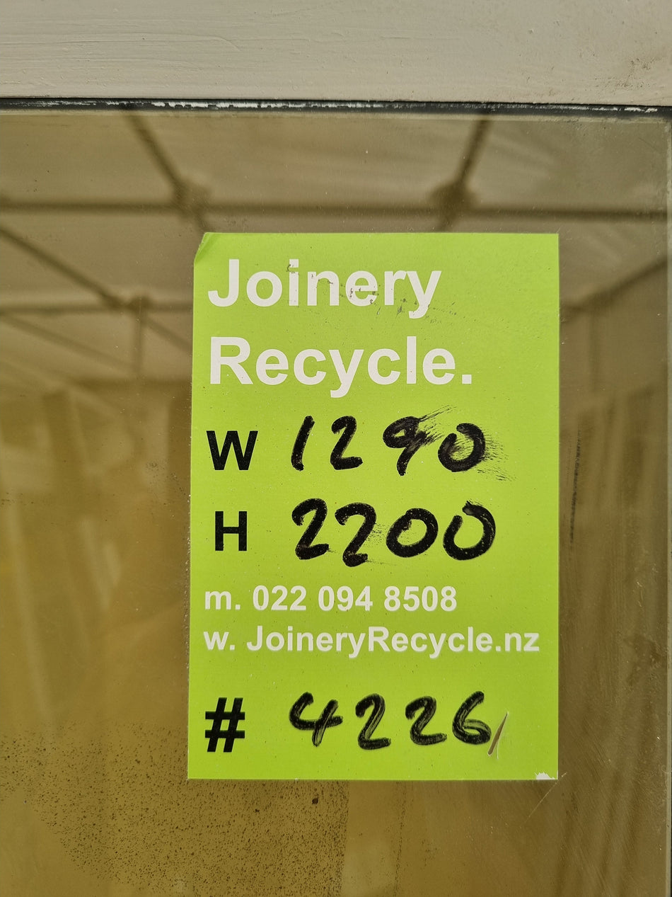 Aluminium French Door   1290W x  2200H [#4226 MA] Joinery Recycle