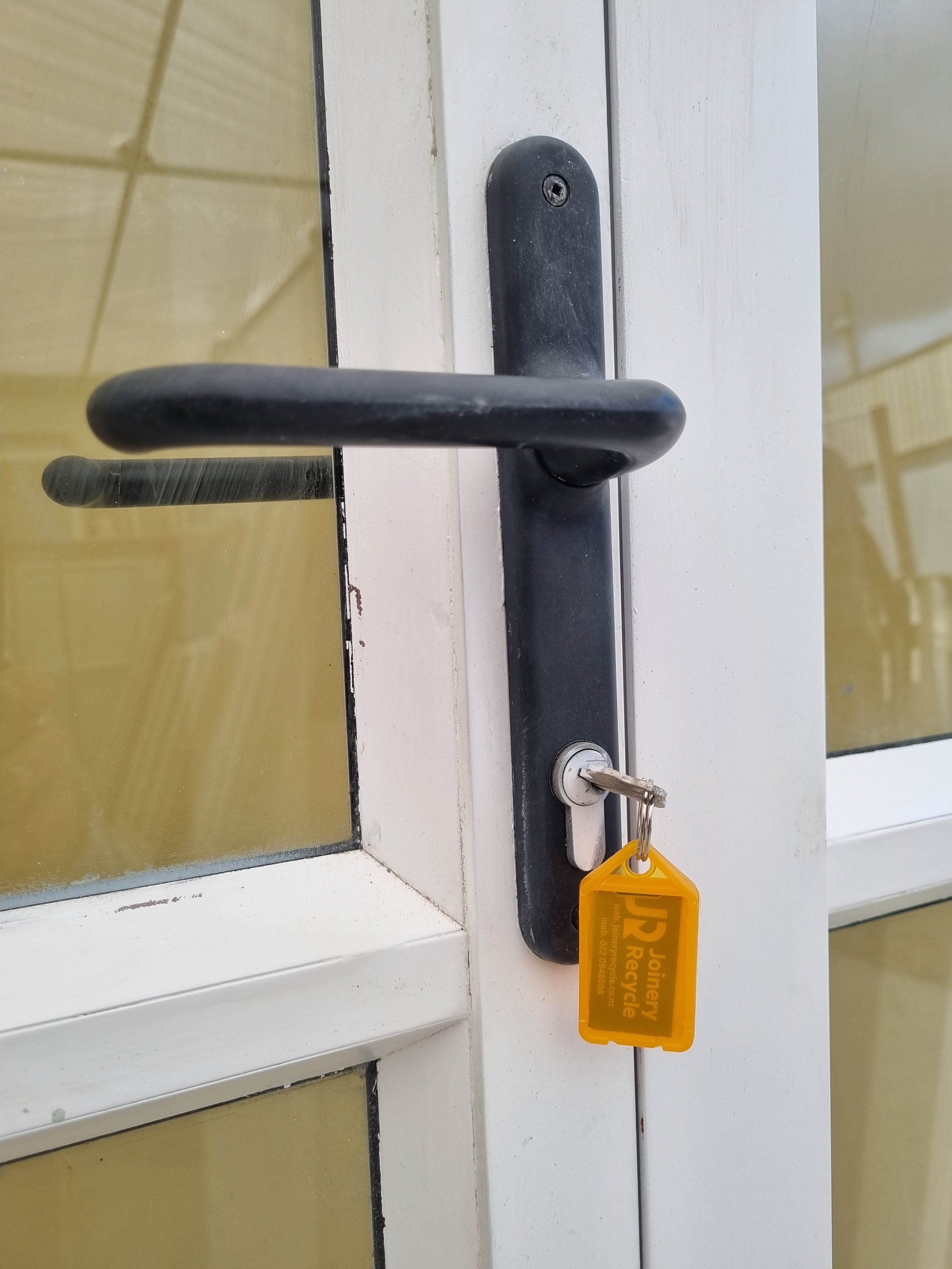 Aluminium French Door   1290W x  2200H [#4226 MA]  Lock and Key Joinery Recycle