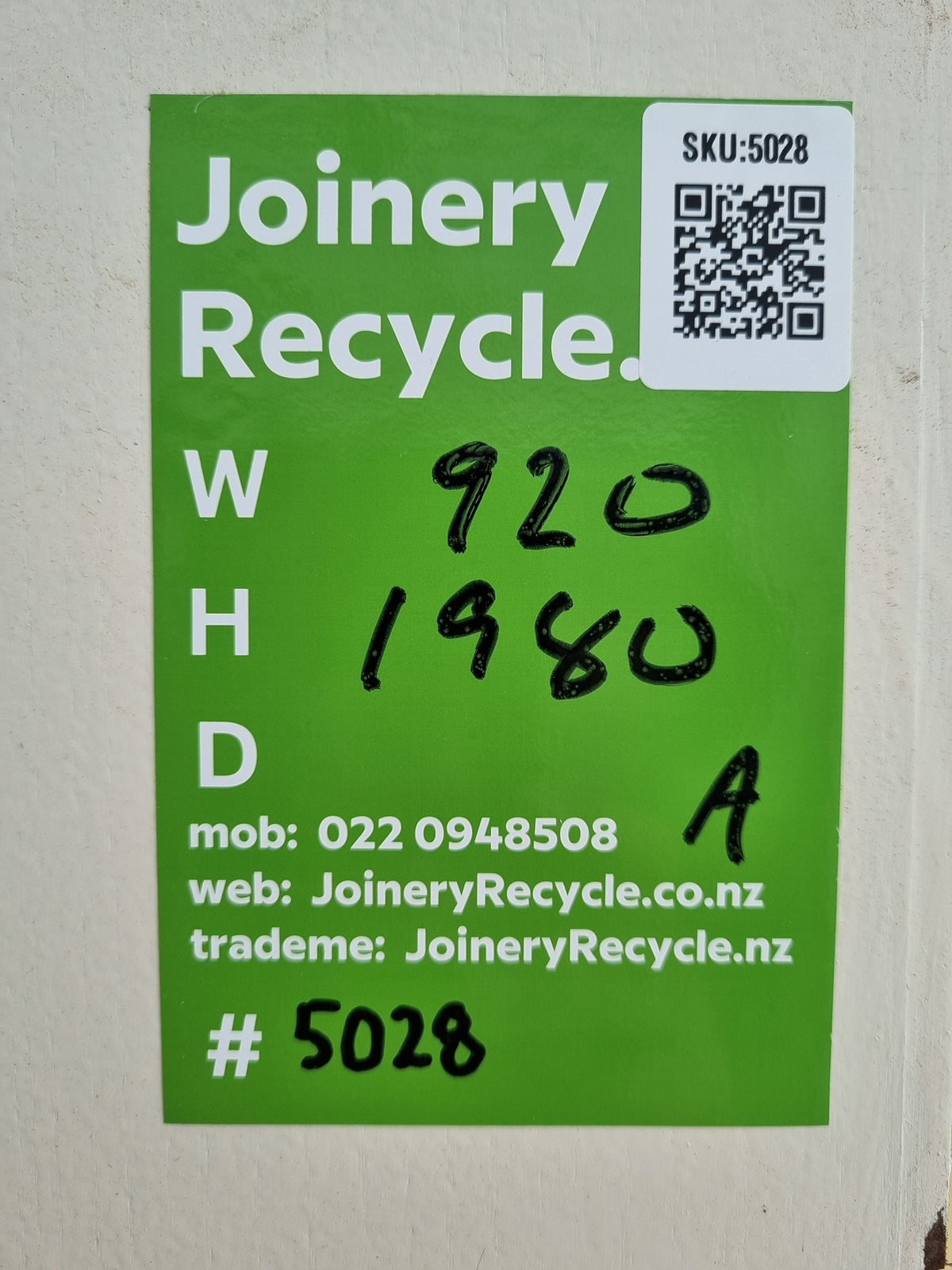 Cupboard Doors  920 W  x 1980 H [#5028] Joinery Recycle
