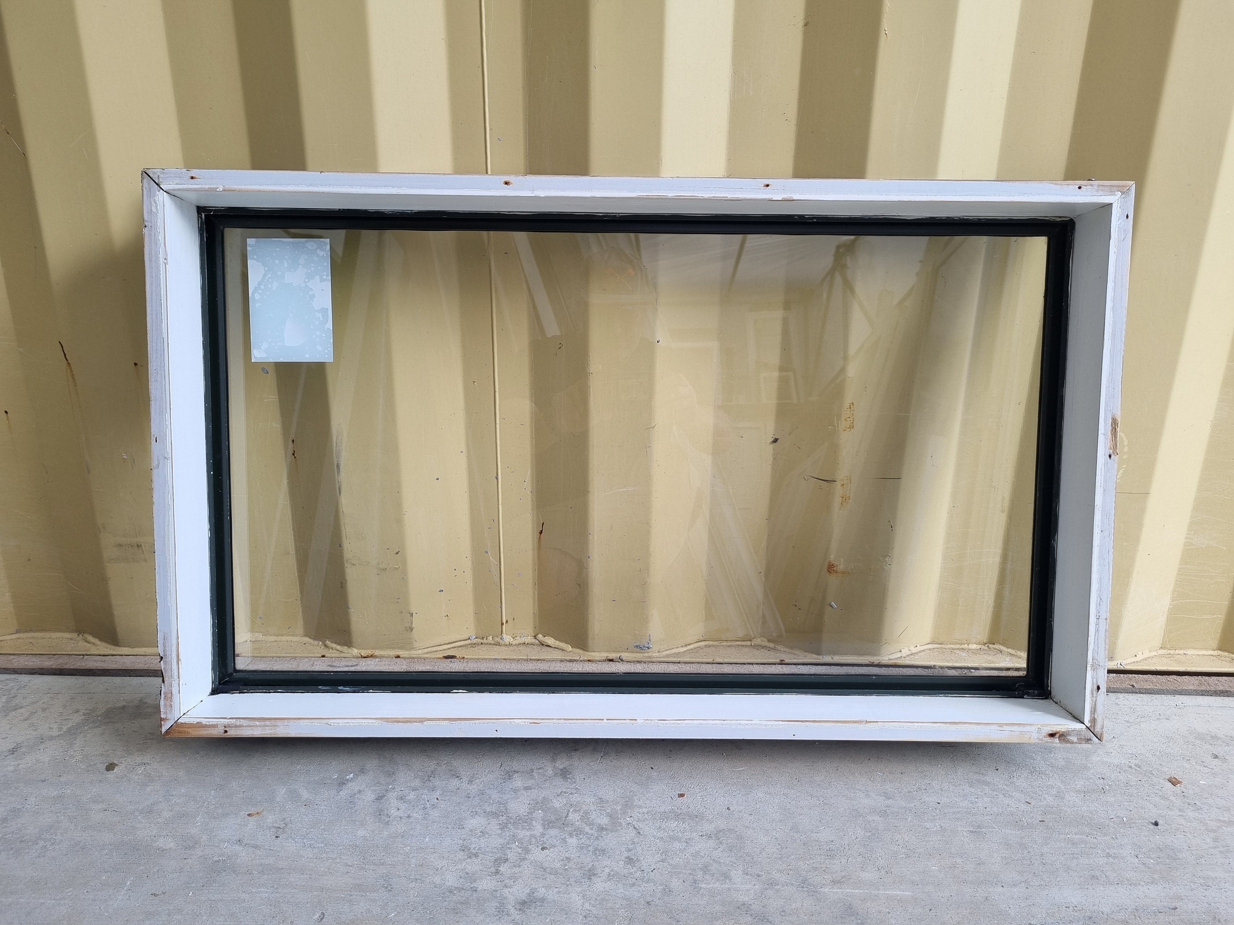 Aluminium Window Black  870 W  x 510 H [#5027] Joinery Recycle
