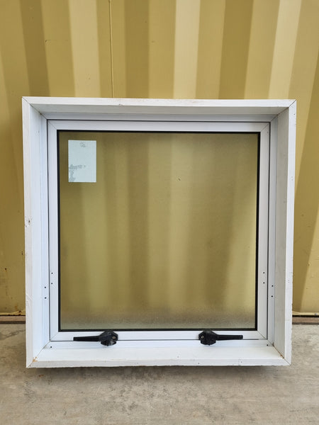 Aluminium Window White 700 W  x  700 H  [#4997] Joinery Recycle