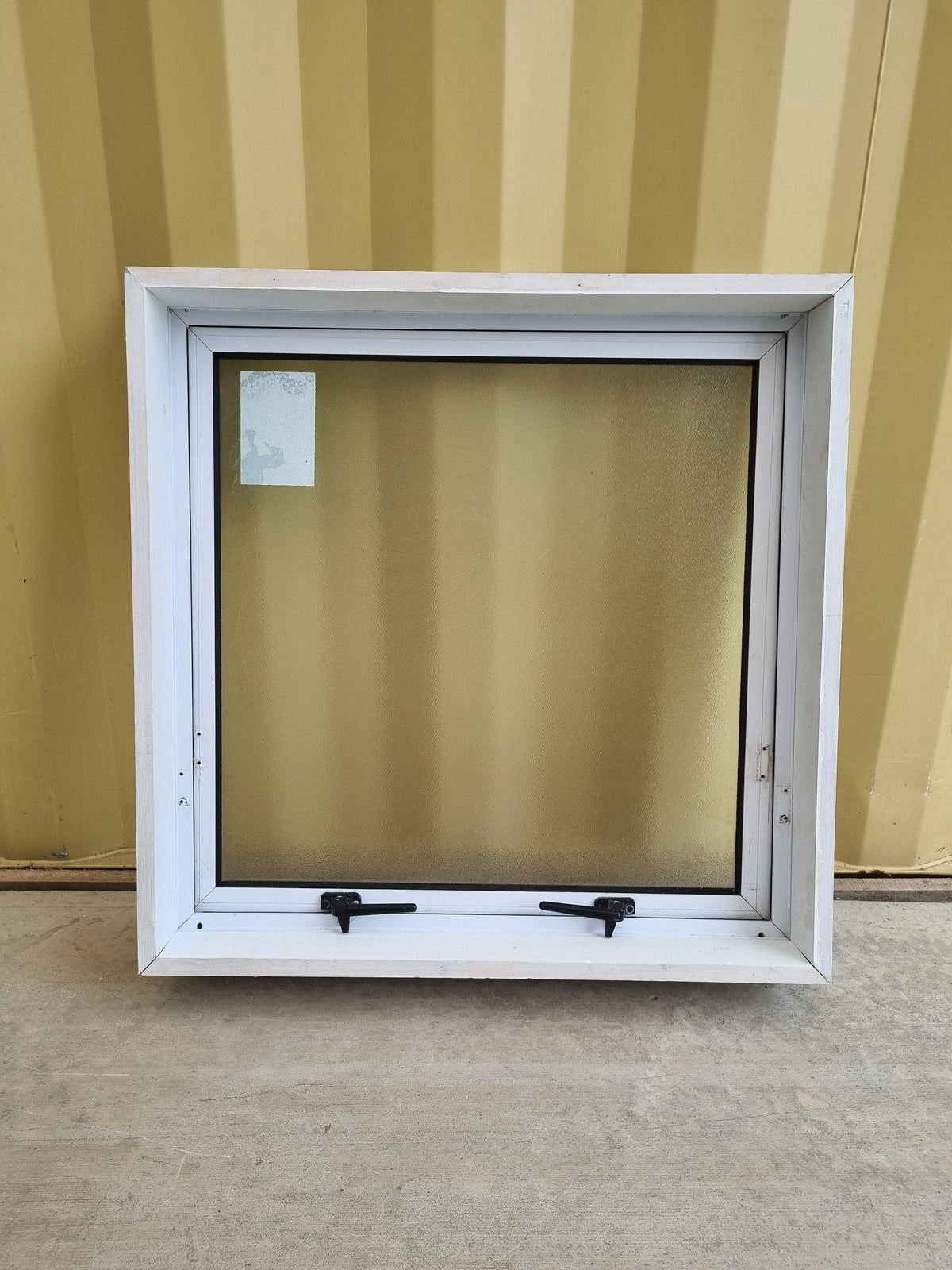 Aluminium Window White 690 W  x  690 H  [#4999] Joinery Recycle