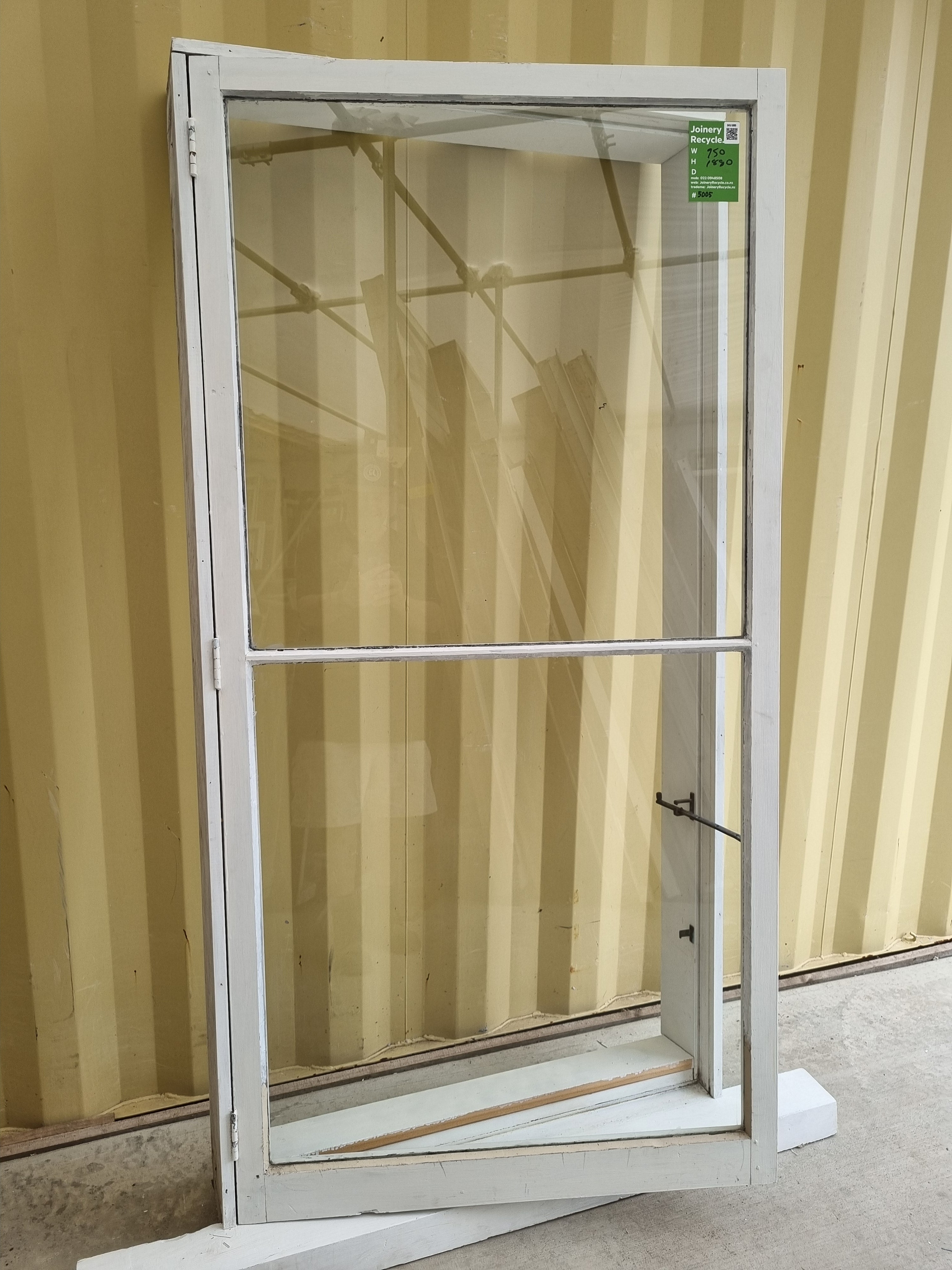 Wooden Window 950 W x 1880 H [#5005] Joinery Recycle